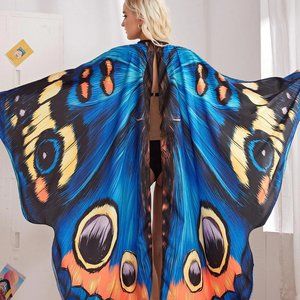 Beautiful butterfly wings costume festival rave bikini outfit dancewear NEW